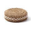 Braided Burlap Ribbon OCOR-WH0073-77-2