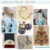 160Pcs 4 Style Brass Cabochons KK-OC0001-39-6