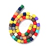 Polymer Clay Bead Strands X-CLAY-T001-C28-4