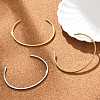 304 Stainless Steel Cuff Bangles BJEW-K173-02-1