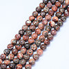 Natural Leopard Skin Jasper Beads Strands G-J358-05-8mm-1