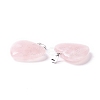 Natural Rose Quartz Pendants G-G956-B53-FF-3