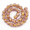 Handmade Gold Sand Lampwork Beads LAMP-T006-08H-2