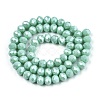Electroplate Glass Beads Strands X-EGLA-A034-P4mm-A20-2