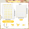 8 Sheets 4 Styles Paper Self Adhesive Cartoon Stickers DIY-OC0010-74B-2