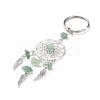 Natural Chip Green Aventurine Keychain KEYC-JKC00119-04-2