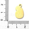 304 Stainless Steel Fruit Enamel Pendants STAS-G362-04G-04-3
