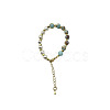 Natural Shoushan Stone Round Beaded Bracelet NC1314-15-1