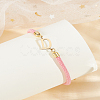 1Pc Adjustable Nylon Cord Slider Bracelets for Women BJEW-LP0001-32D-03-3