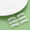 Transparent Crackle Acrylic Beads CACR-S009-001A-NA-7