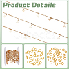 DIY Brass Cable Chains Necklaces Making Kits DIY-ME0001-93G-3