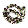 Spray Painted Synthetic Turquoise Beads Strands G-N352-28A-06-2