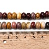 Natural Mookaite Beads Strands G-A280-A25-02-5