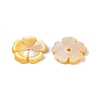 Natural Yellow Shell Carved Beads SHEL-Q028-04-2