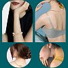 8Pcs 4 Style Brass Micro Pave Clear Cubic Zirconia Twister Clasps ZIRC-CA0001-09-6