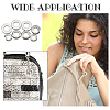 18Pcs 3 Style Alloy Grommet Eyelet Findings FIND-WR0006-18P-7