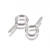Tarnish Resistant 304 Stainless Steel Screw Eye Pin Peg Bails STAS-L234-165B-P-1