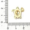 Brass Micro Pave Cubic Zirconia Pendants KK-H255-01A-G02-3
