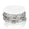 Tarnish Resistant 304 Stainless Steel Paperclip Chains CHS-F010-01F-P-4