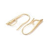 Brass Earring Hooks KK-H502-11G-01-2
