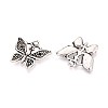 Tibetan Style Alloy Pendant Rhinestone Settings TIBEP-T053-06AS-2