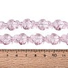 Transparent Glass Beads Strands DGLA-N021-02A-03-4
