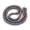 Electroplate Non-magnetic Synthetic Hematite Beads Strands G-N0321-07F-2