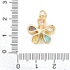 Brass Micro Pave Cubic Zirconia Pendants KK-D258-03G-01-3