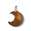 Natural Tiger Eye Pendants G-Z022-04F-2