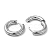 Rack Plating Brass Huggie Hoop Earrings for Women EJEW-D059-13A-P-2
