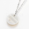Brass Real Platinum Plated Cable Chains Pendant Necklaces NJEW-JN02259-04-3