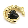 Alloy with Glass Pendants FIND-G062-03G-2