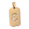 Ion Plating(IP) 304 Stainless Steel Pendants STAS-O127-D03-2