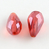 AB-Color Plated Teardrop Glass Beads EGLA-R104-10x15-2