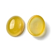 Natural Yellow Agate Cabochons G-A029-01-03-2