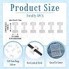 6Pcs 925 Sterling Silver Hollow Initial Beads STER-TA0001-53I-5