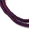 Electroplated Non-magnetic Hematite Beads Strands G-P571-A01-01G-3