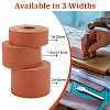 2M Flat Single Face Lychee Pattern Imitation Leather Band LC-WH0010-02B-04-6