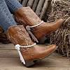 2Pcs Plastic Bead Snow Boot Decoration FIND-GF0009-08B-6