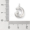 Rack Plating Brass Balloon Letter Pendants X-KK-C050-01P-G-3