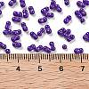Baking Paint Glass Seed Beads SEED-A033-04O-4