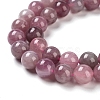 Natural Madagascar Rose Quartz Beads Strands G-B076-A01-03-4