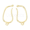 Brass Earring Hooks KK-R149-23G-1