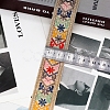 10 Yards Ethnic Style Floral Polyester Embroidery Ribbon PW-WG79888-03-1