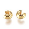 Iron Crimp Beads Covers KK-CJC0001-06A-G-2