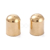 Brass Cord Ends X-KK-D002-04G-1
