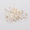 Eco-Friendly Plastic Earring Hooks STAS-K203-03G-1