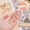 32Pcs 8 Style Ion Plating(IP) 201/304 Stainless Steel Stud Earring Findings STAS-ME0001-39G-3