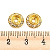 Brass Crystal Rhinestone Beads RB-F035-06A-G-3