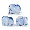 Spray Painted Glass Beads GLAA-Z007-04B-1